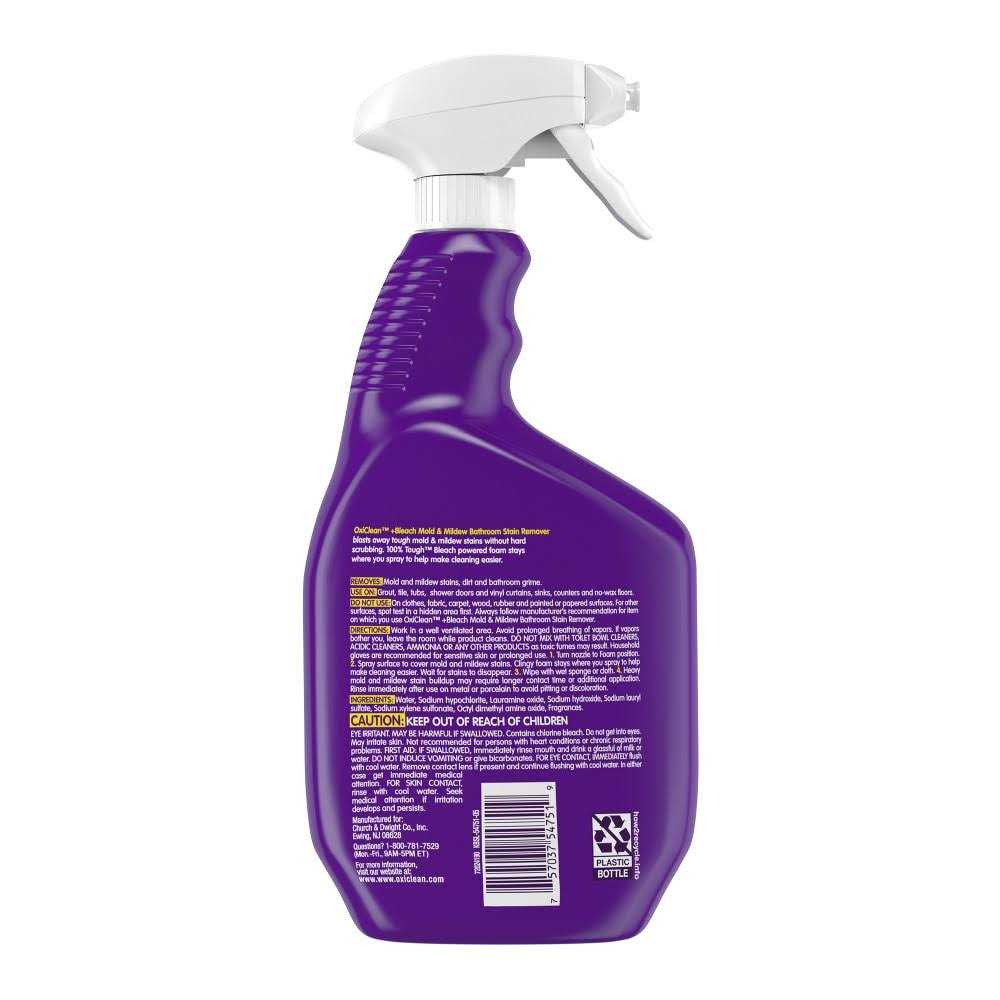 OxiClean No Drip Foam Mold & Mildew Stain Remover with Bleach 5703754751 - Image 3
