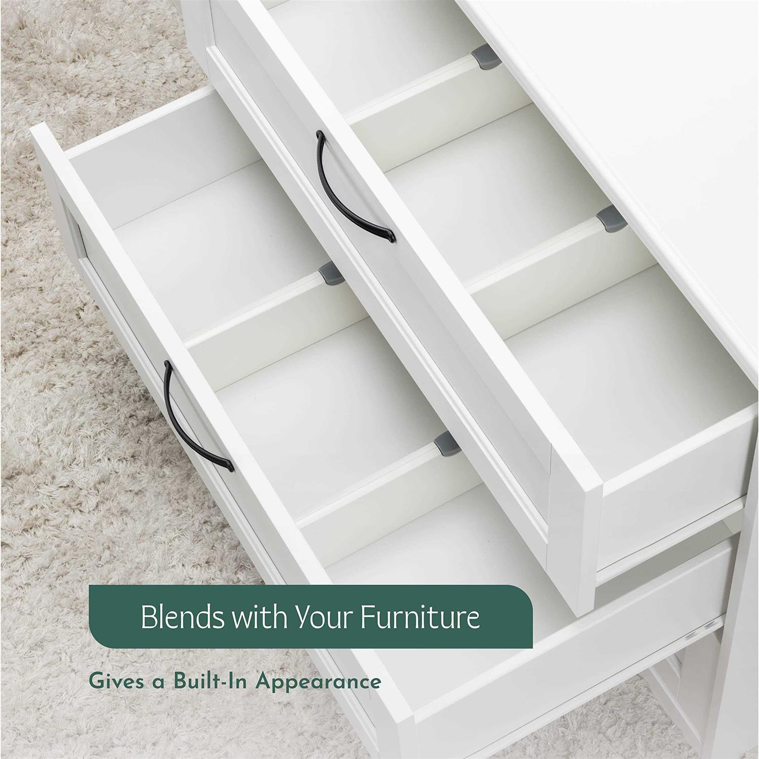 Drawer Divider Set of 5 Adjustable Length 11 17 Drawer Organizers - Image 5