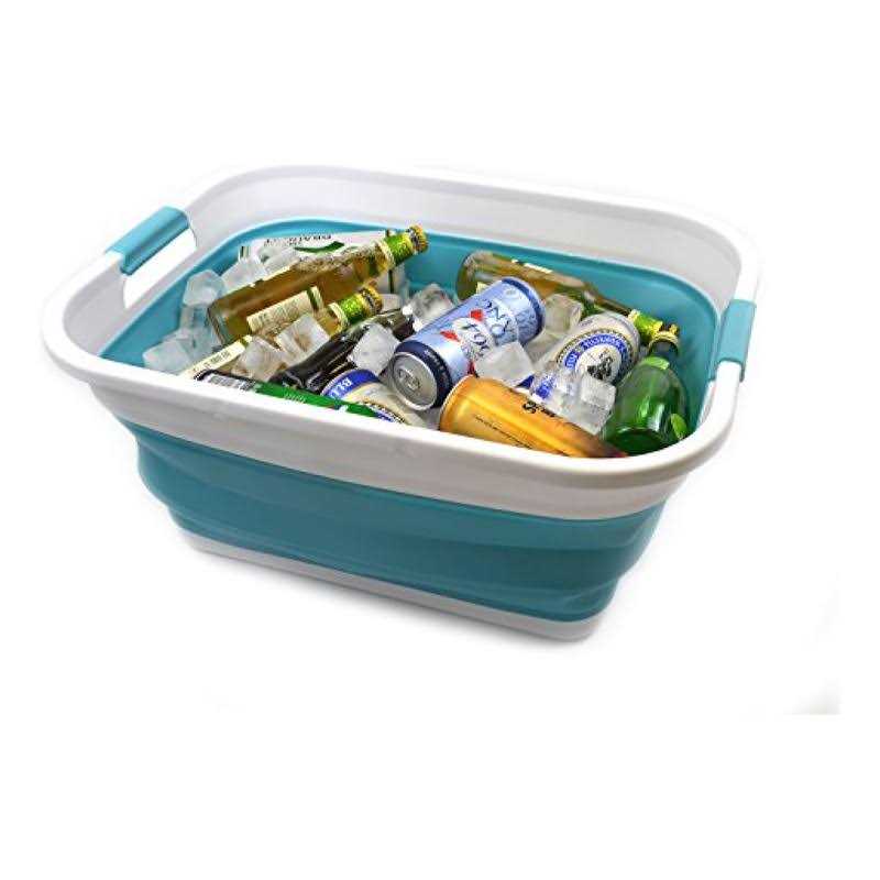 Sammart 41L Collapsible Plastic Laundry Basket Foldable Pop Up Storage Container/Organizer - Image 4
