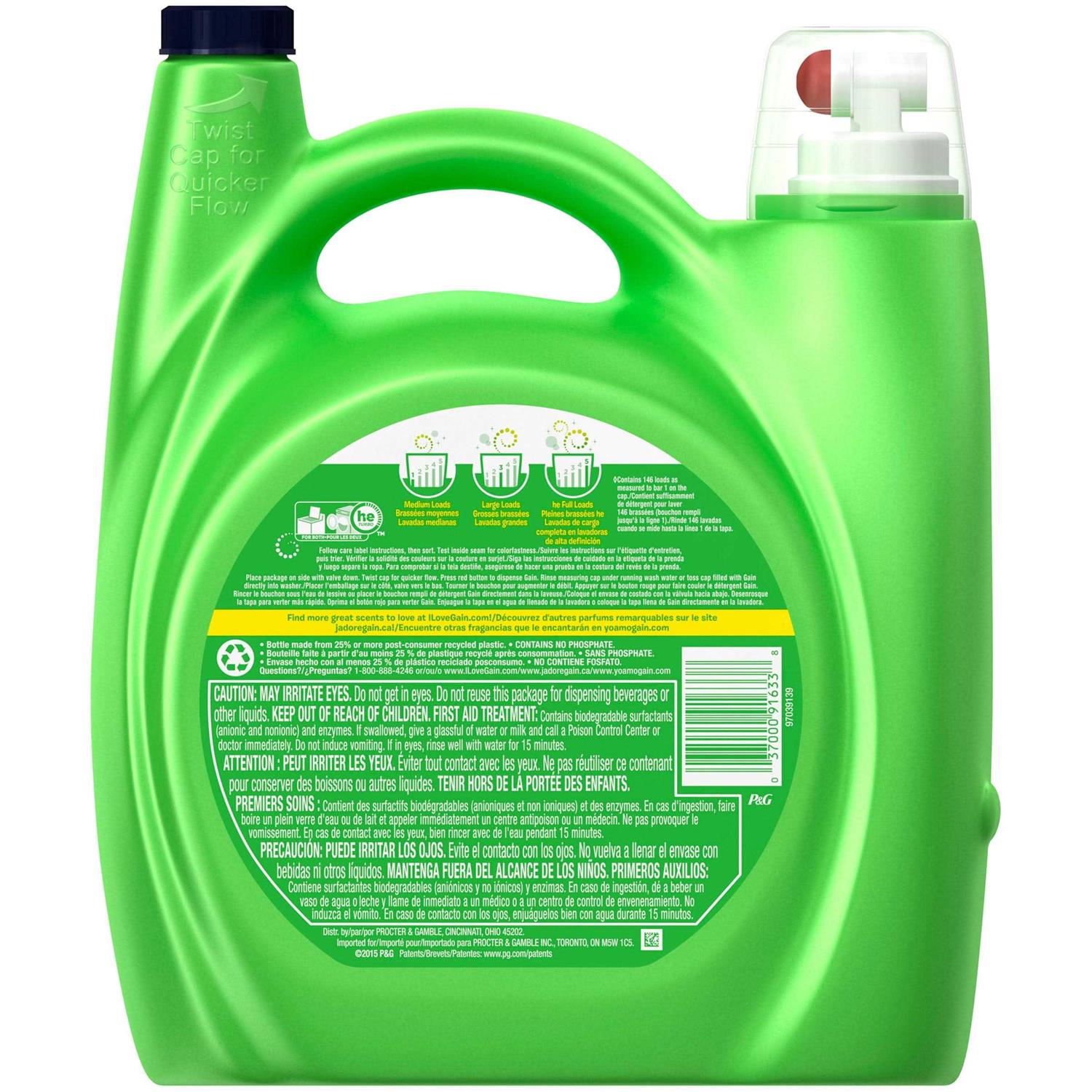 Gain Original Liquid Laundry Detergent - Image 2