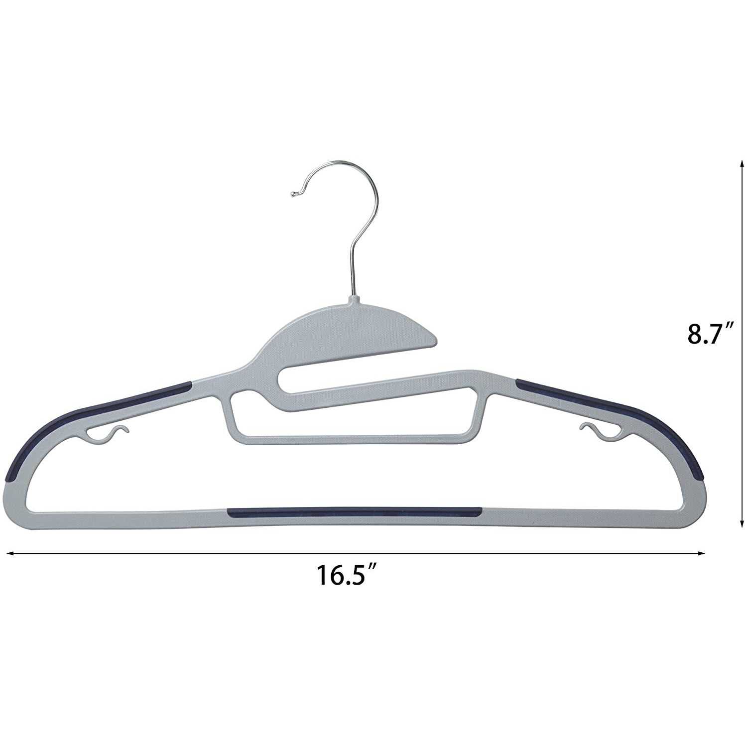 Finnhomy Non-Slip Clothes Baby and Kids 30-Pack Velvet Hangers with 10 Finger Clips - Image 2
