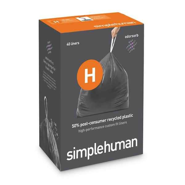 simplehuman Code Odorsorb Custom Fit Drawstring Trash Bags - Image 5