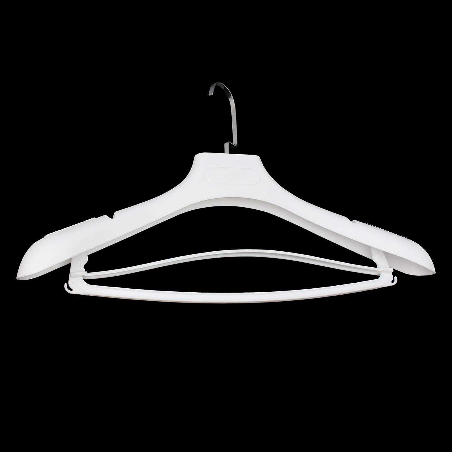 Alternative view of DEDU Plastic Extra Wide Suit Hangers Pack of 15