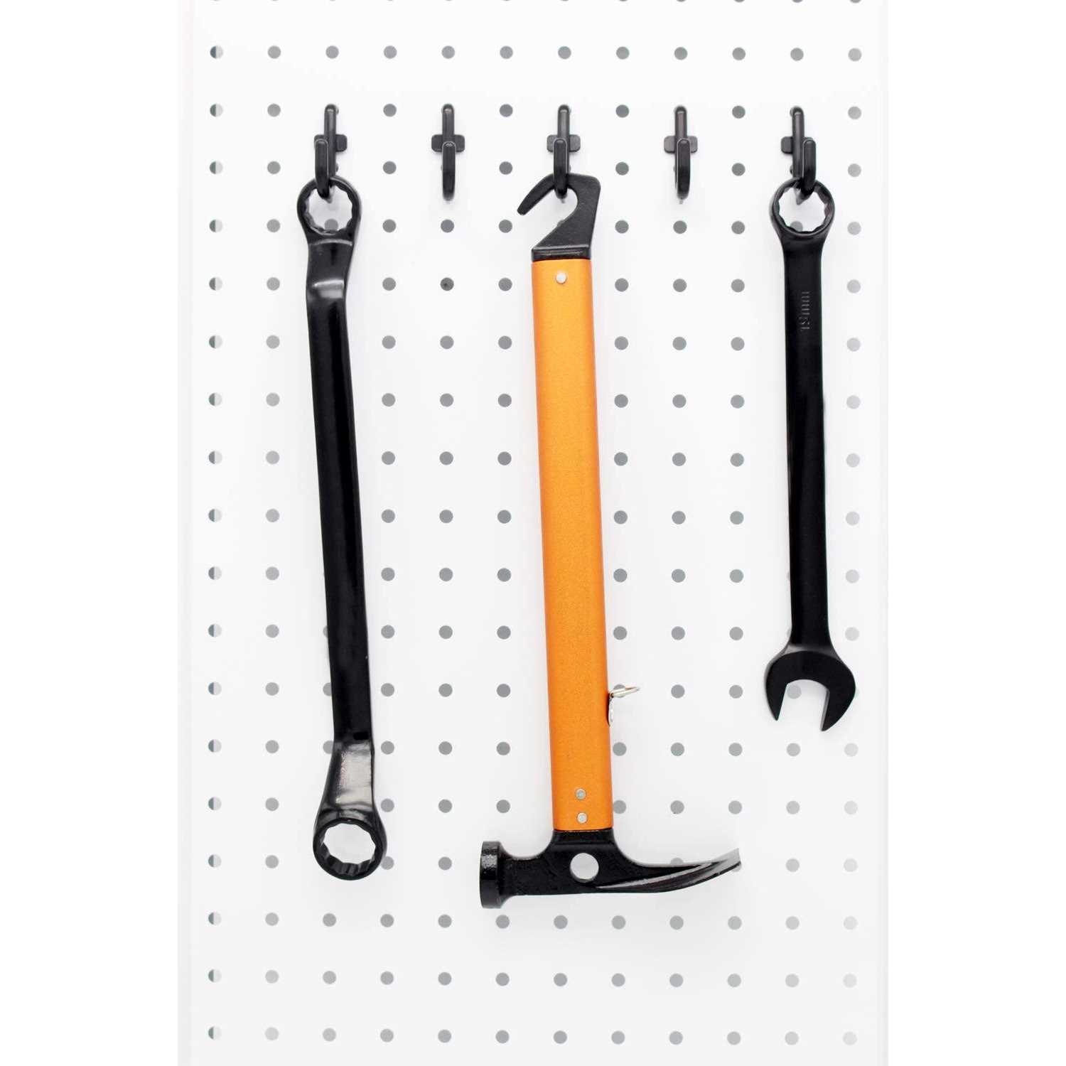 Alternative view of Colorstorm Pegboard Hooks Kit Pegboard J Hook Assortment 100pk