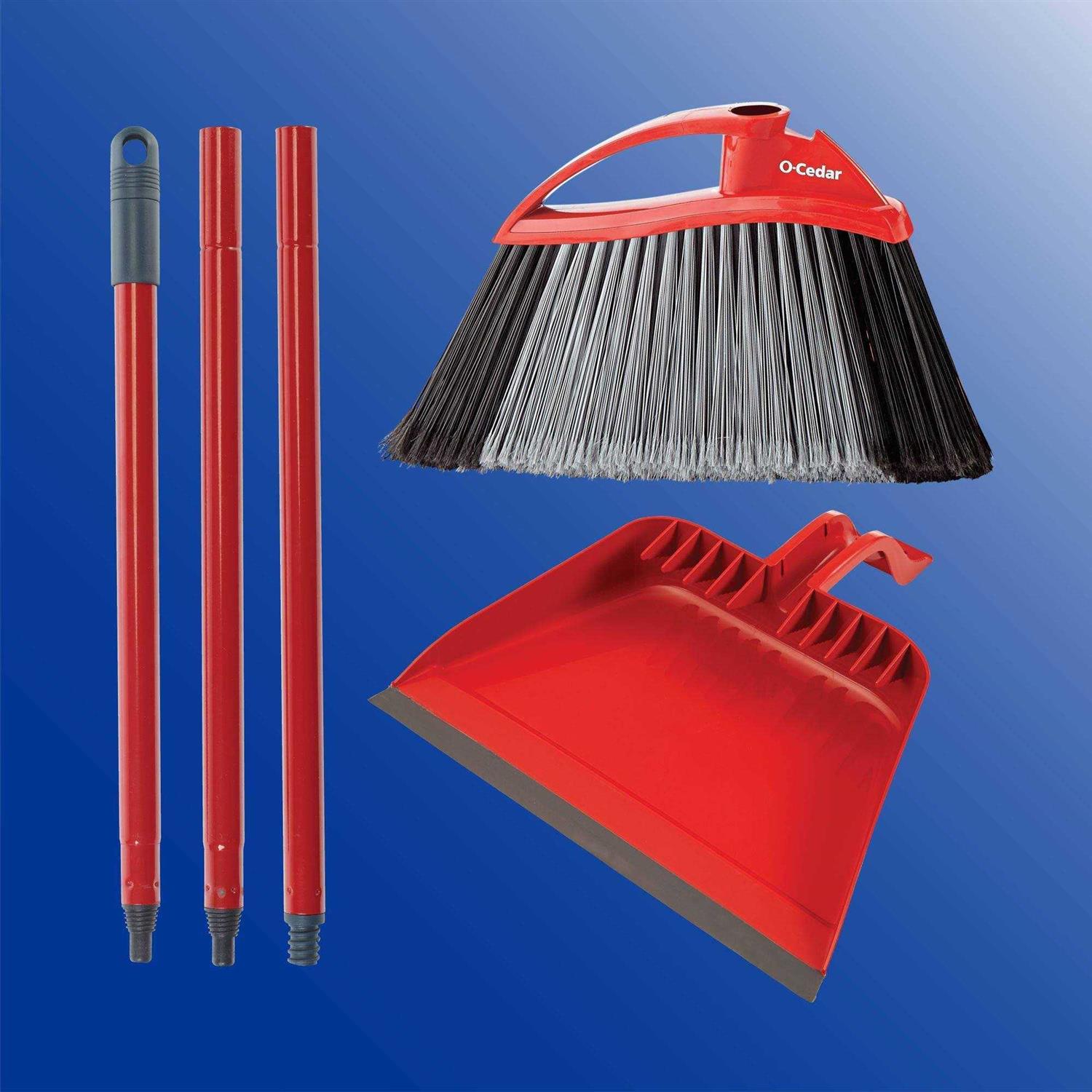 O-cedar Pet Pro Broom & Step-On Dustpan PowerCorner - Image 2