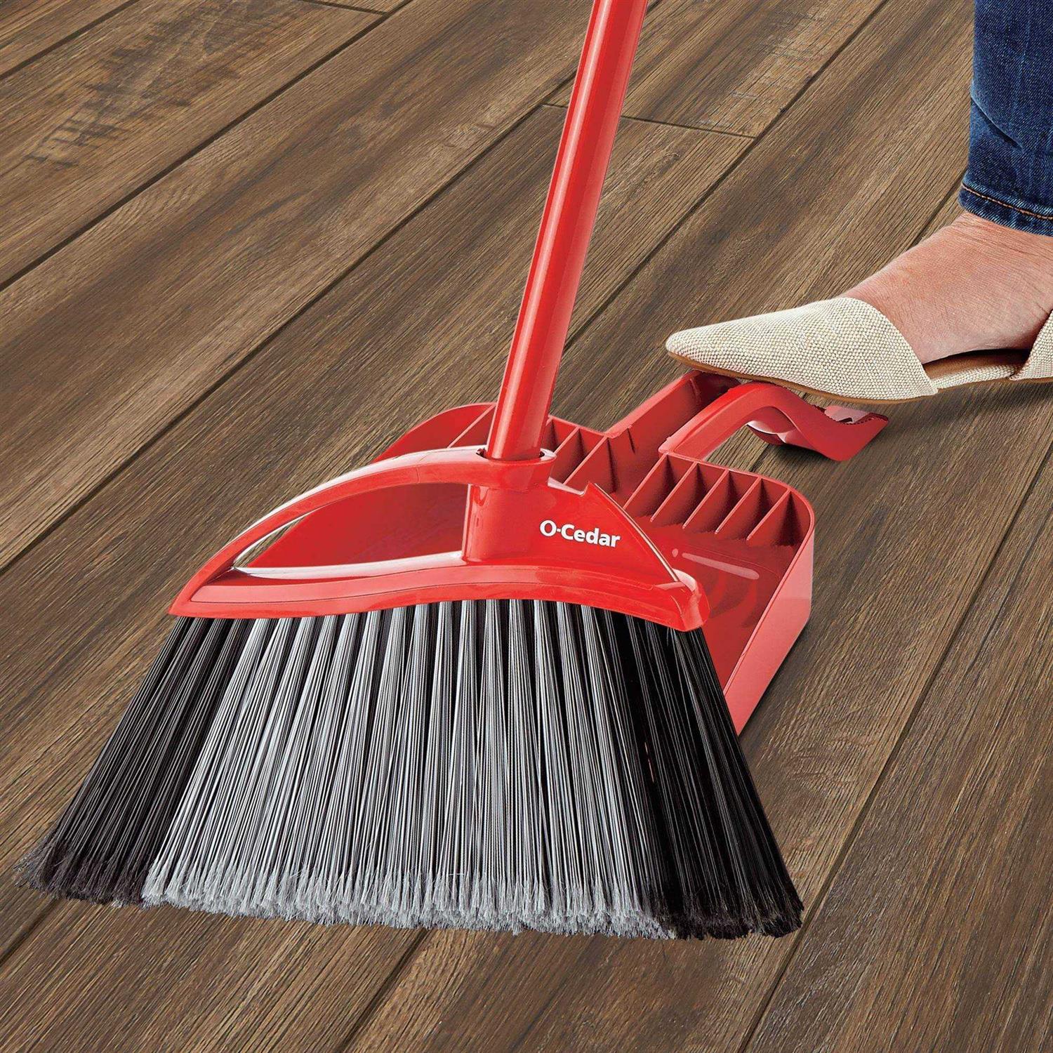 O-cedar Pet Pro Broom & Step-On Dustpan PowerCorner - Image 4