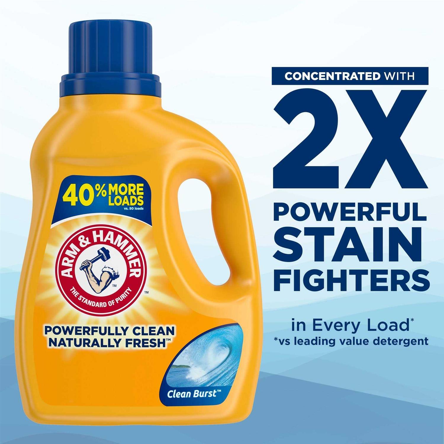 Arm Hammer Clean Burst Liquid Laundry Detergent - Image 4