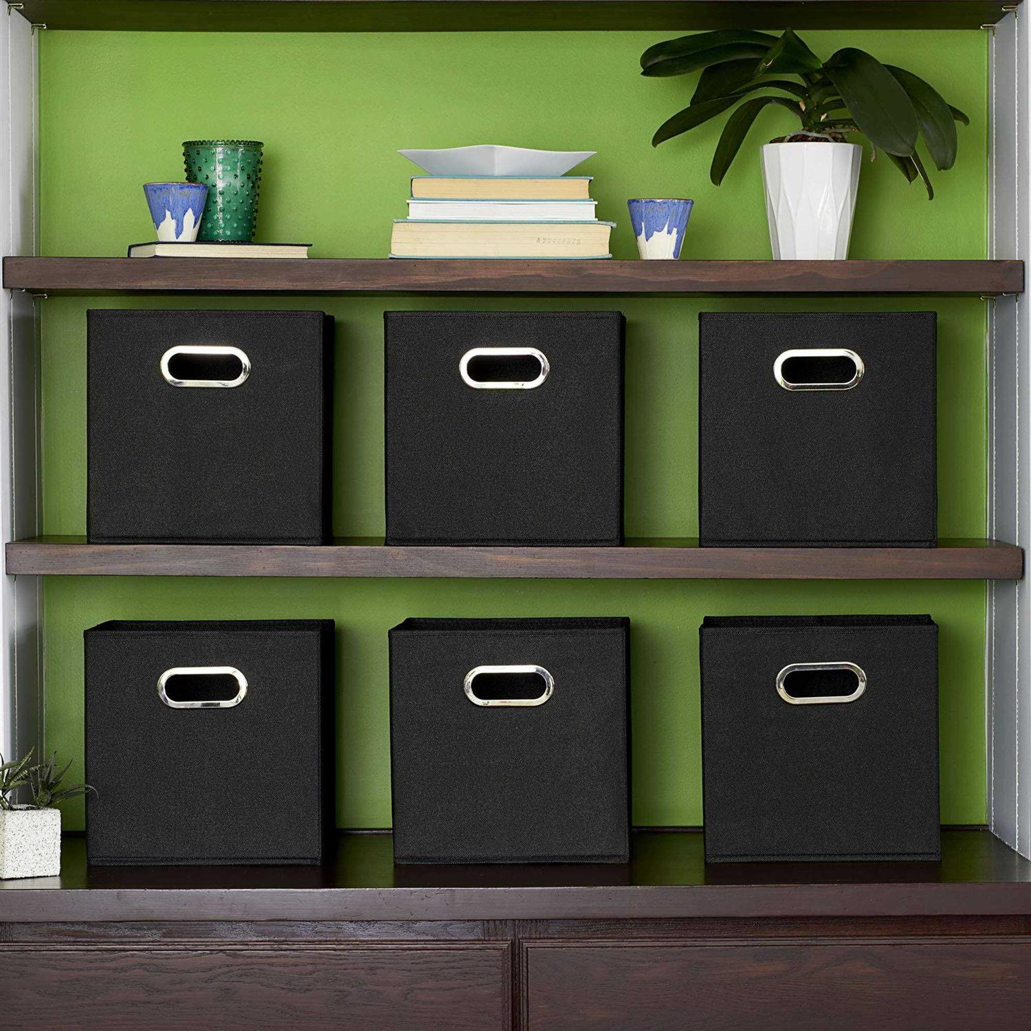 Household Essentials Fabric Storage Bins - Image 4