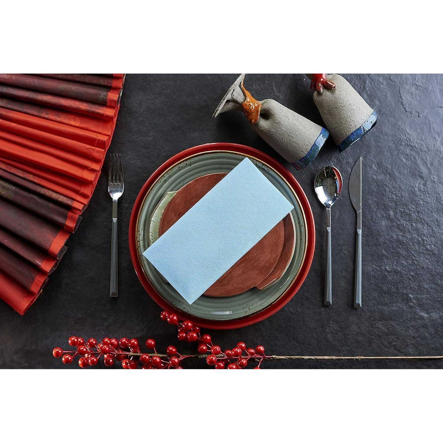Napkins Linen Feel Guest Disposable Cloth Like Paper Dinner Napkins - Image 2