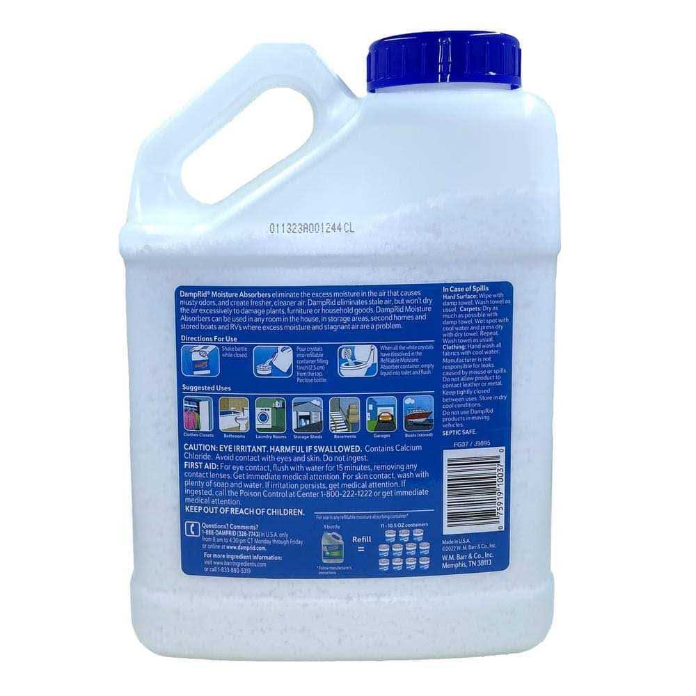 DampRid 7.5 lbs. Fragrance Free Super Refill Moisture Absorber - Image 3
