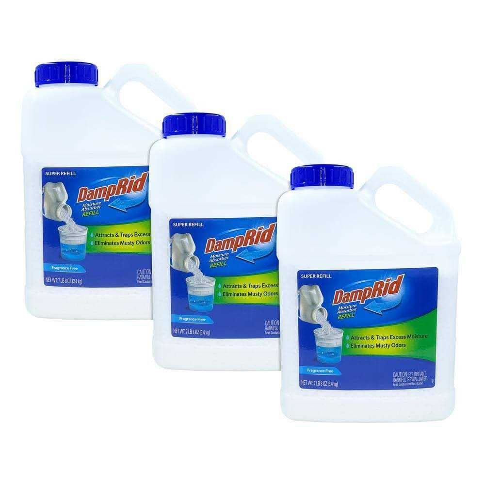 DampRid 7.5 lbs. Fragrance Free Super Refill Moisture Absorber - Image 5
