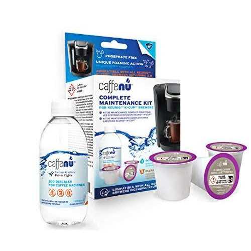 Descaling Solution and Cleaning Kit for Keurig 1.0 2.0 K Cup Coffee Machines. 3 Month Supply. 4 Keurig Cleaning Pods & Descaler for Keurig Coffee - Image 2