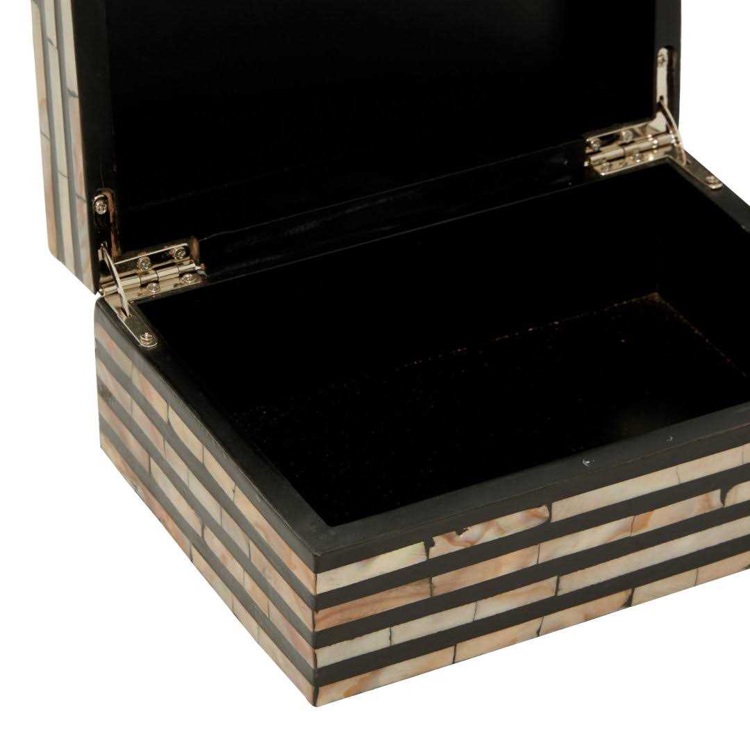 Langley Street® Keifer 2 Piece Mother of Pearl Handmade Box with Hinged Lid Set - Image 5