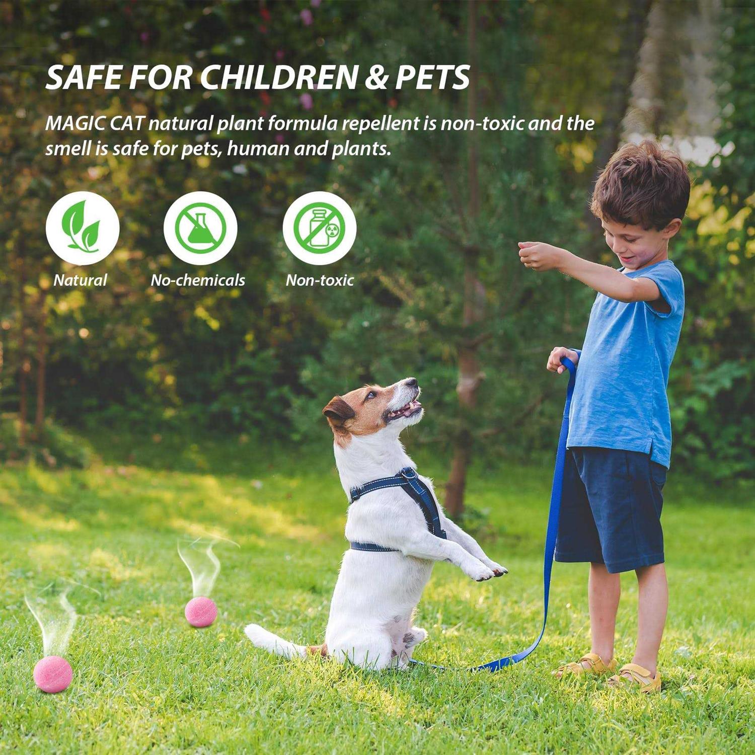 MAGIC CAT Squirrel Repellent Natural Peppermint Oil Squirrel Deterrent Pet Safe - Image 2