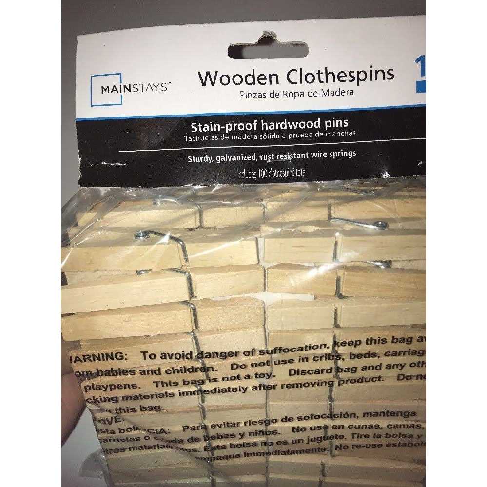Mainstays Clothespins 100 ct - Image 5