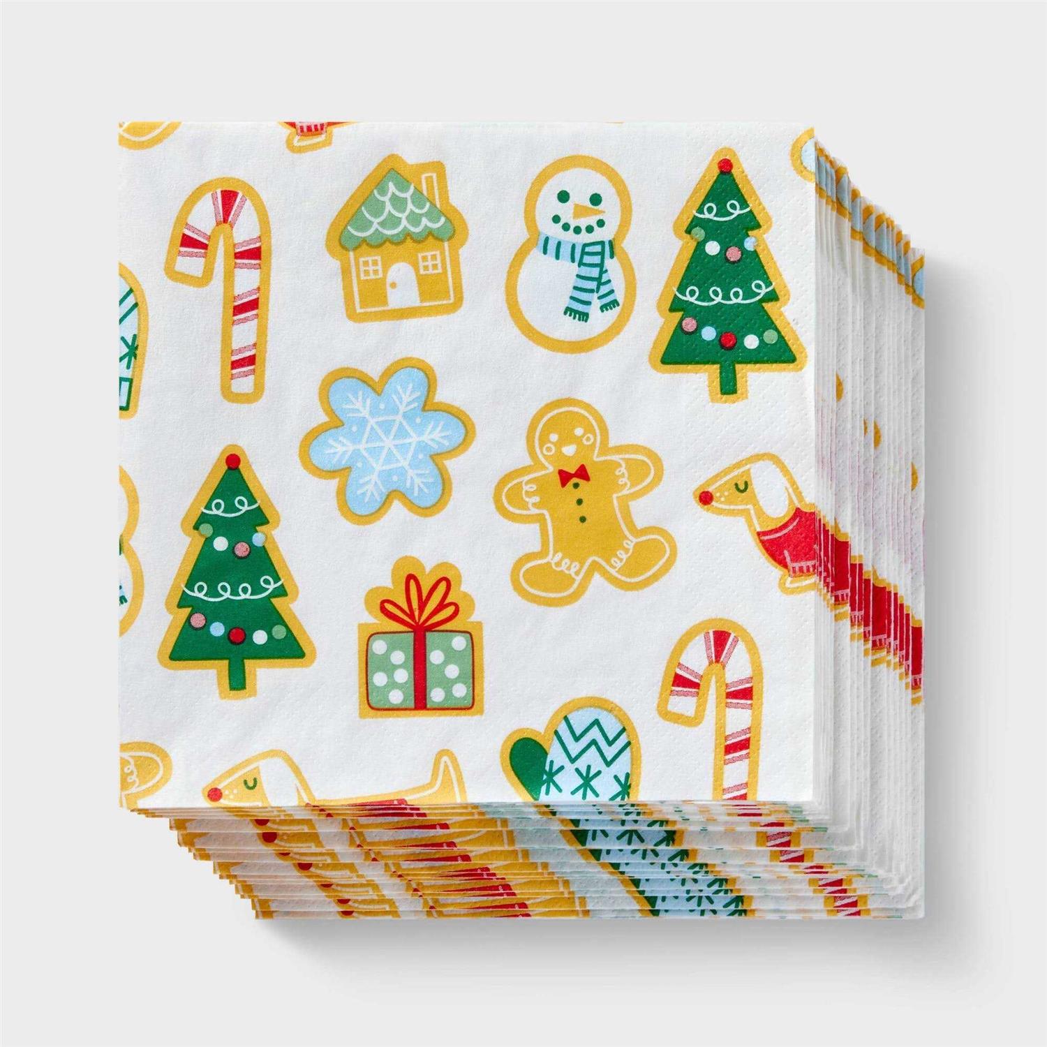 Spritz 10ct Christmas Cookie Collection Napkin