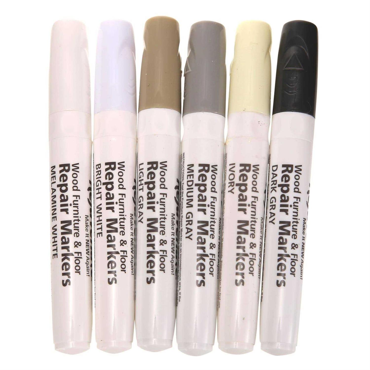 Rejuvenate Exact Match Gray & White Wood Furniture & Floor Repair Markers - Image 3