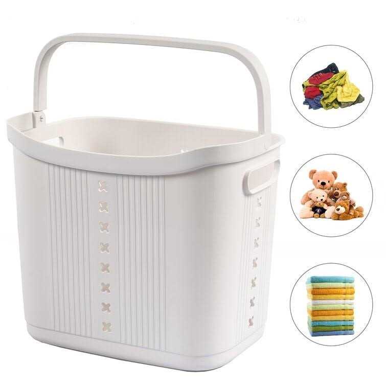 Laundry Cart with Removable Laundry Basket - Image 4