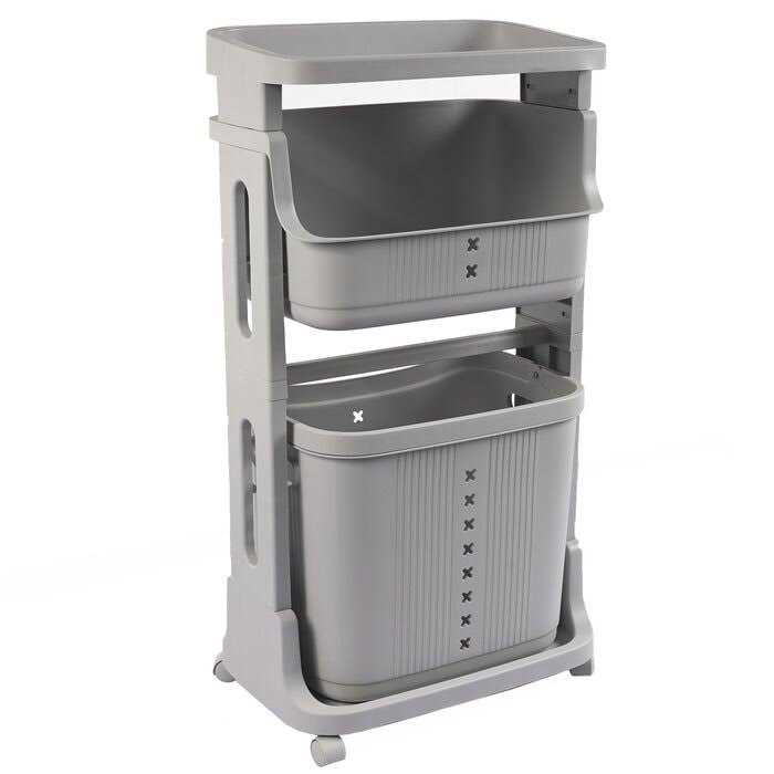 Laundry Cart with Removable Laundry Basket - Image 5
