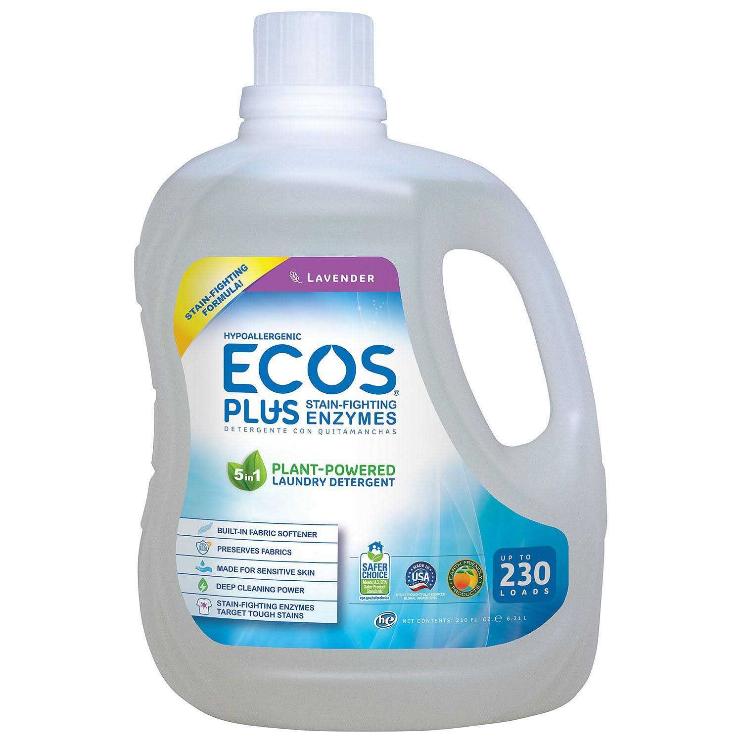 Ecos Liquid Laundry Detergent with Stain Fighting Enzymes