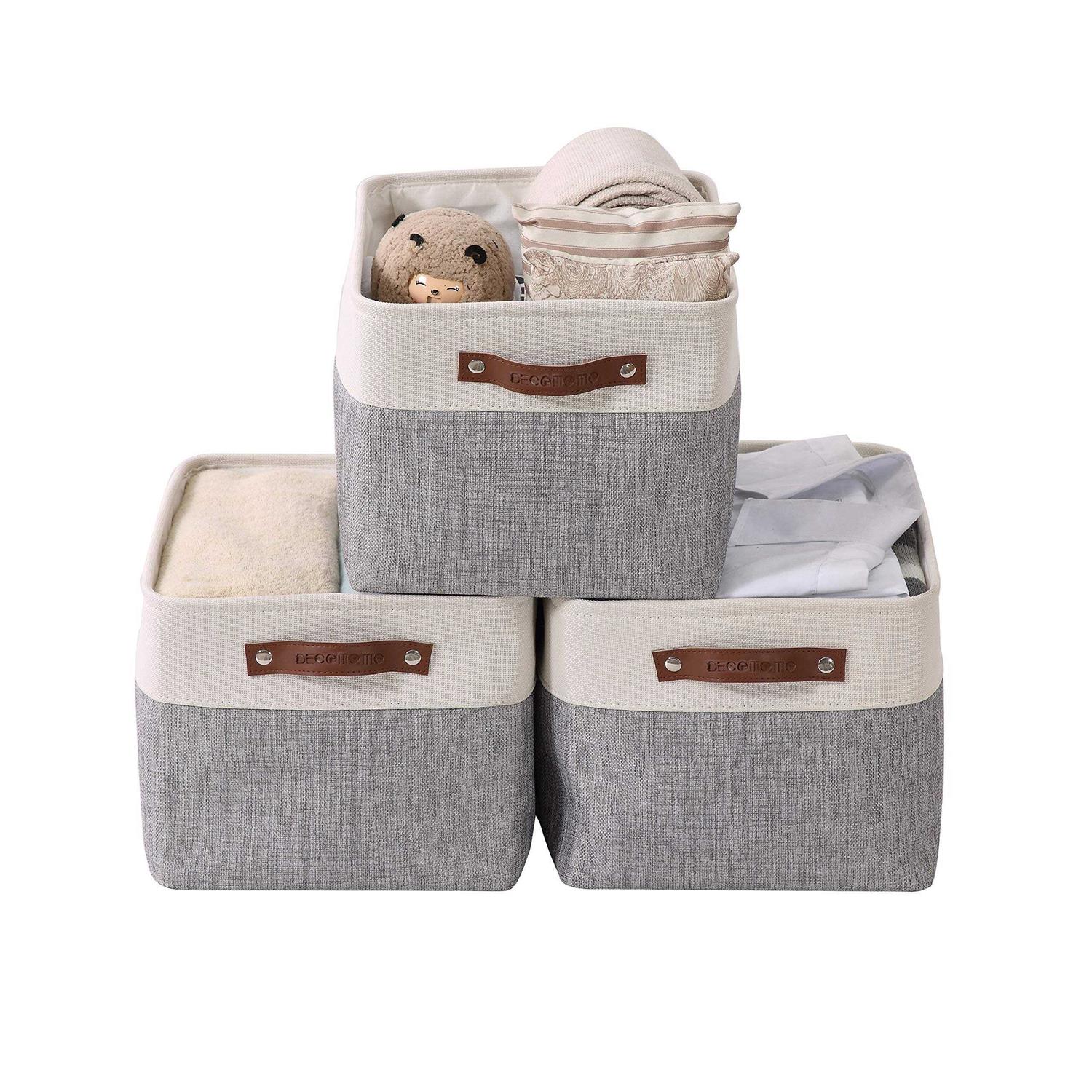 Decomomo Storage Bins Fabric Storage Basket