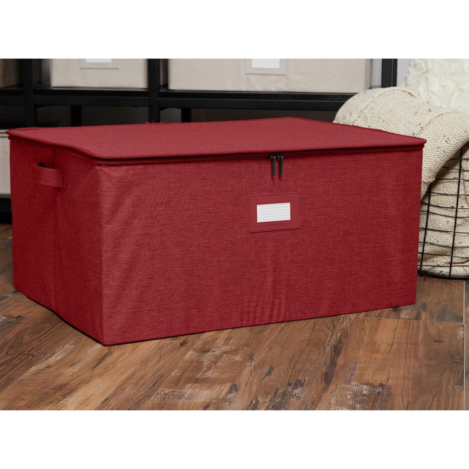Covermates Keepsakes Zip-Top Storage Box Heavy Duty Polyester Reinforced Handles - Image 5