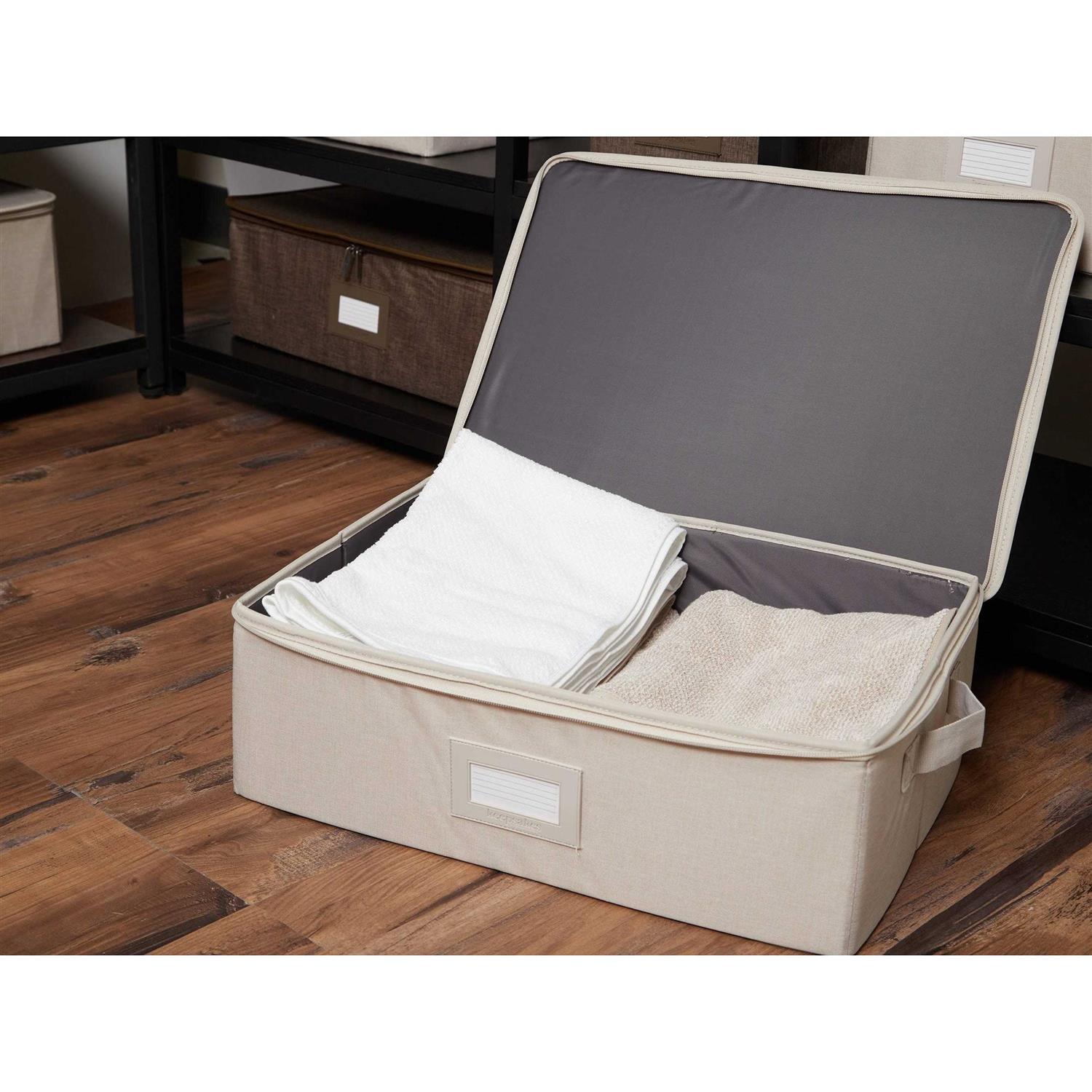 Covermates Keepsakes Zip-Top Storage Box Heavy Duty Polyester Reinforced Handles - Image 2