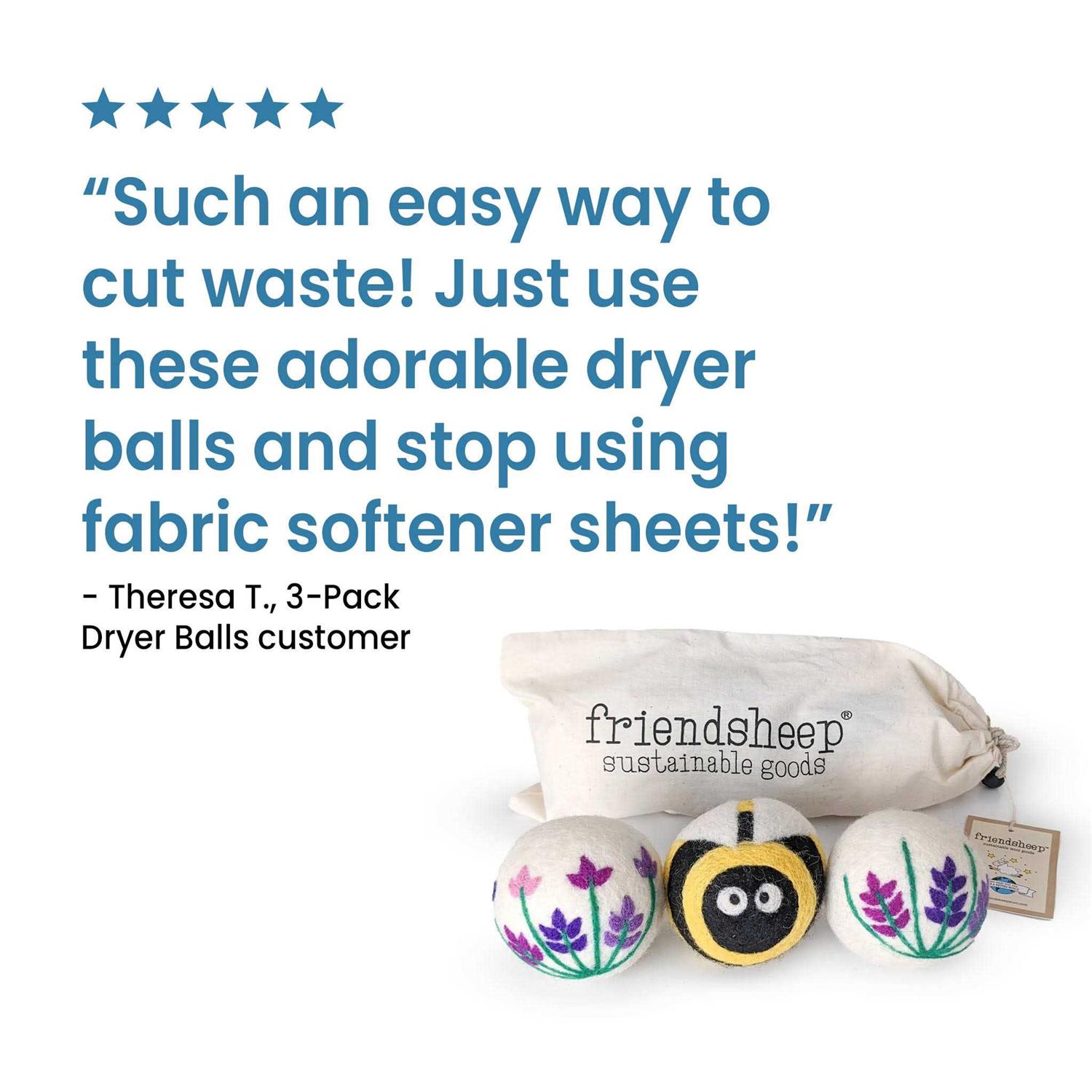 Free the Ocean 3-Pack Dryer Balls - Image 2