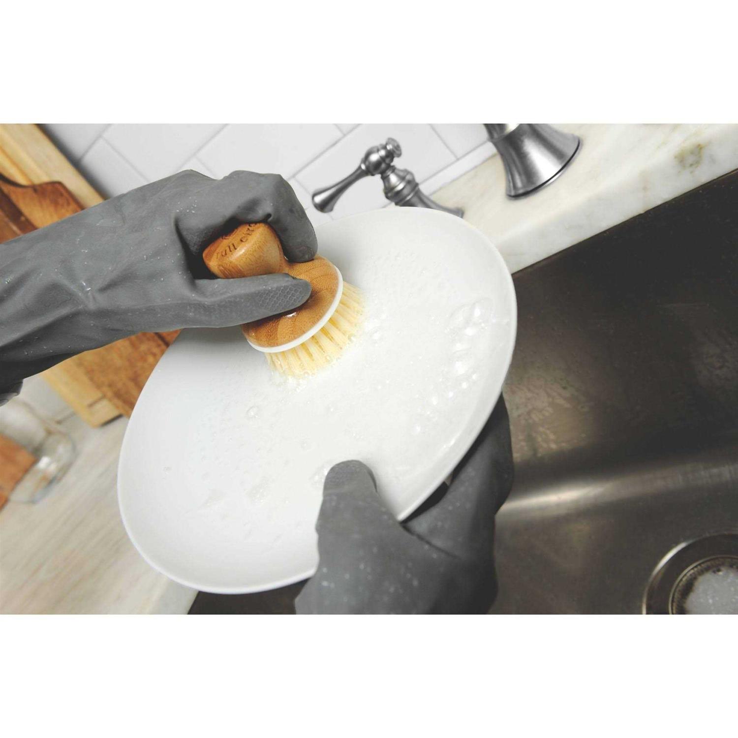 Full Circle Bubble Up Soap Dispenser & Dish Brush Set - Image 4