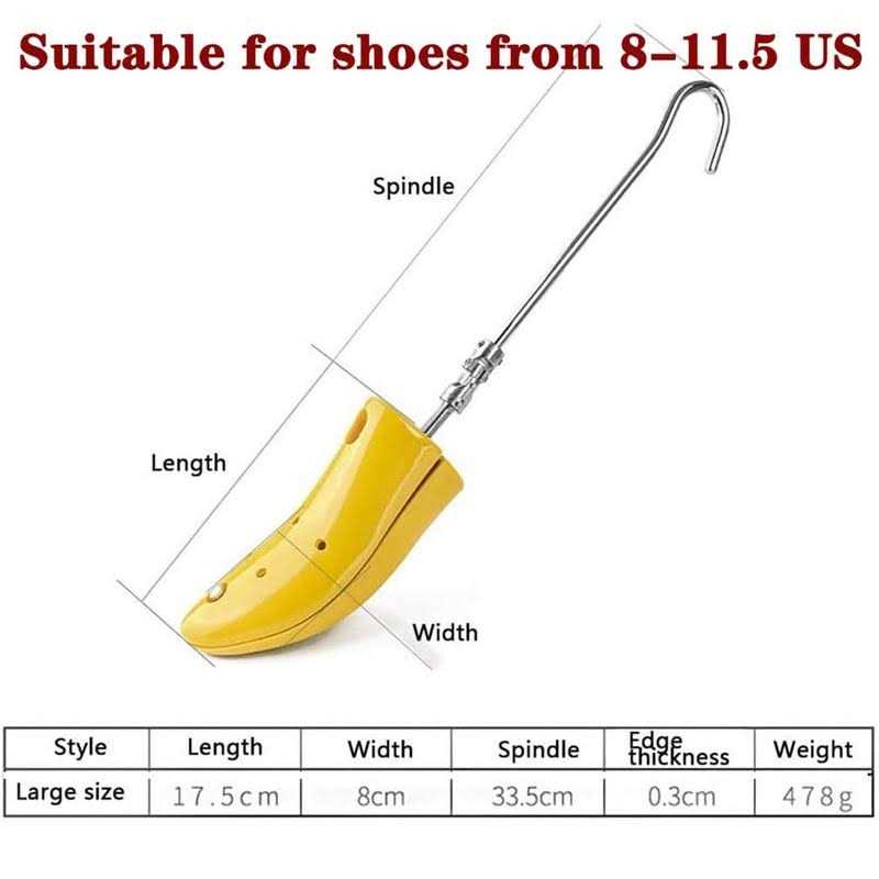 Shoe Trees Higher,1Pcs Suitable for Left and Right Feet -Unisex Stretching Work Boots Height Shoe Stretcher Adjustable Boot Instep Stretchers - Image 2