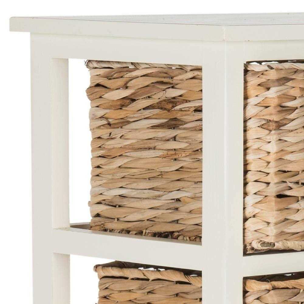 SAFAVIEH Vedette 5 Wicker Basket Storage Tower - Image 2
