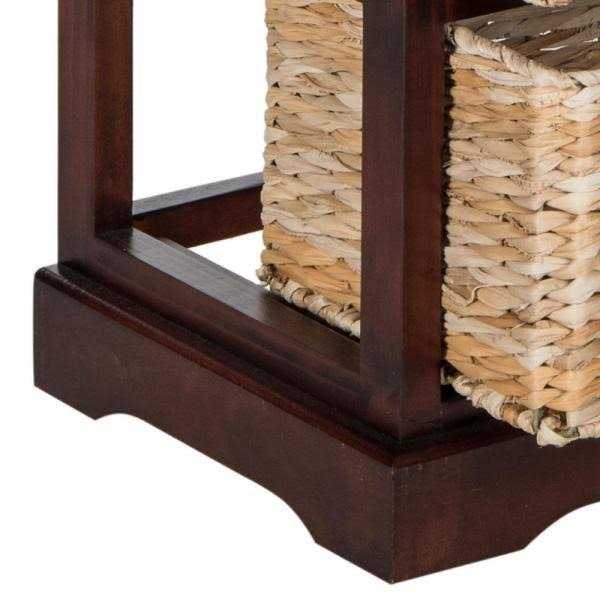 SAFAVIEH Vedette 5 Wicker Basket Storage Tower - Image 4