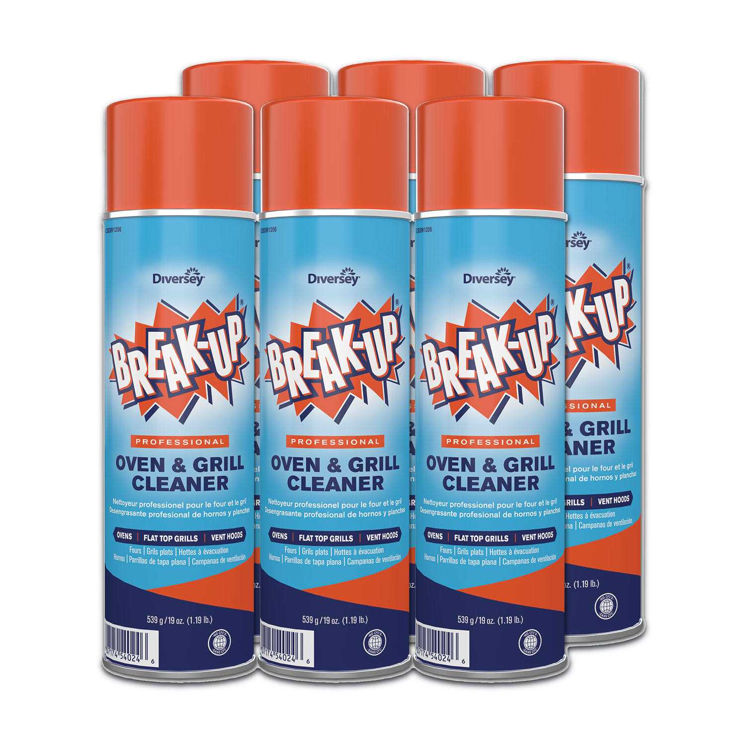 Diversey Break-Up Oven and Grill Cleaner, Aerosol - 19 oz stick - Image 3