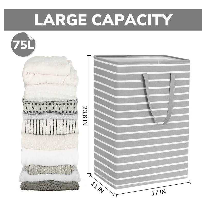 Goodpick Laundry Hamper Laundry Large Tall Clothes Baskets Storage Baskets - Image 5