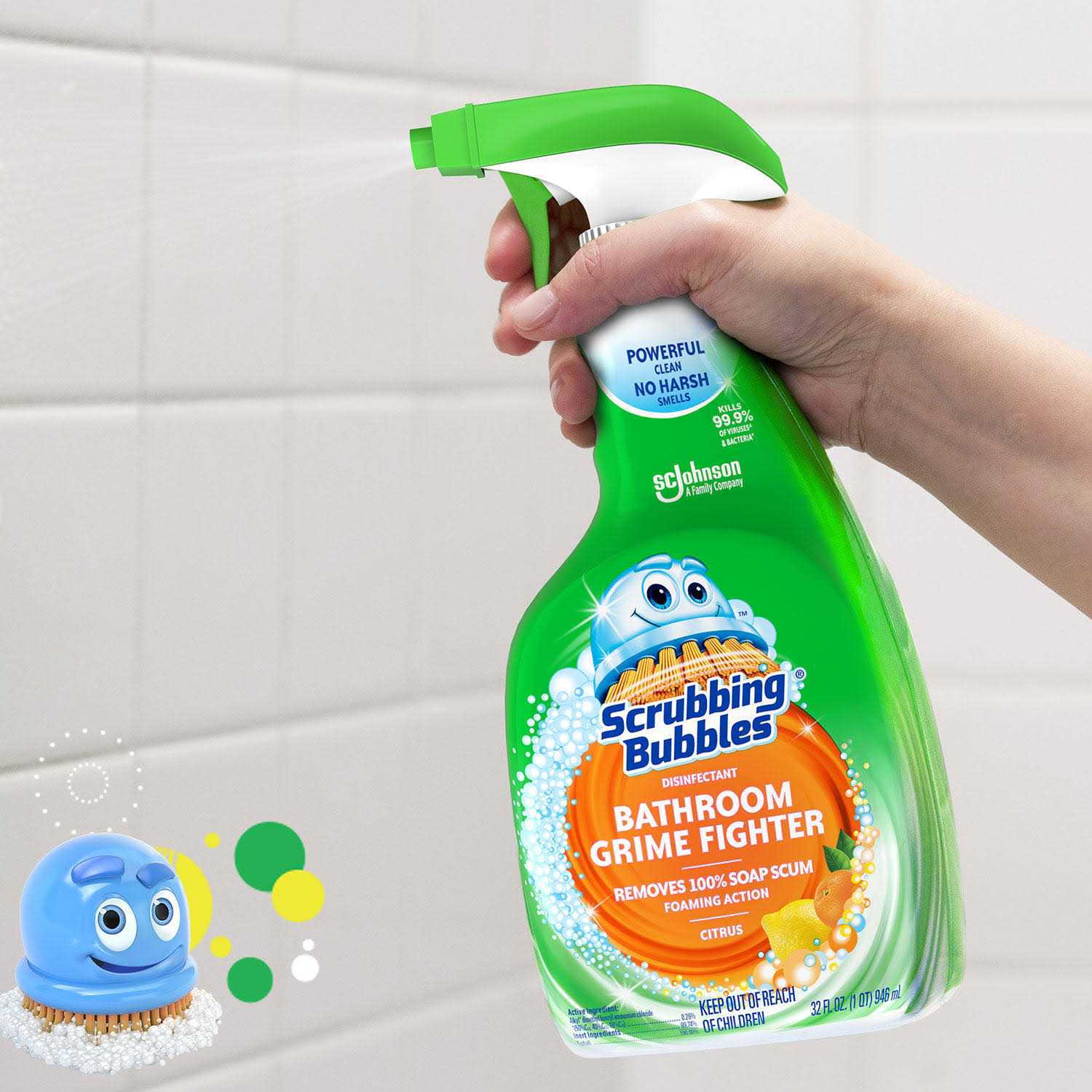 Scrubbing Bubbles Bathroom Grime Fighter - Image 3