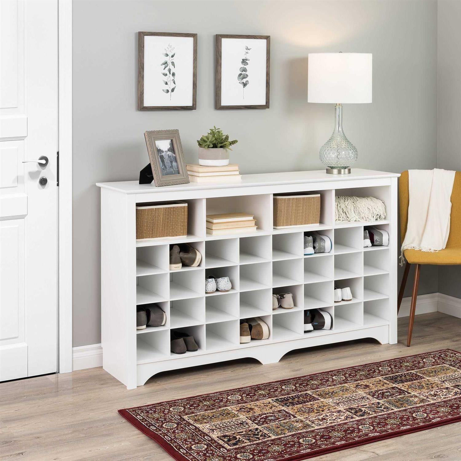 Prepac 60 Shoe Cubby Console - Image 4
