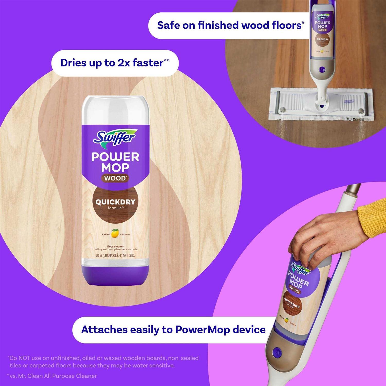 Swiffer Wood Lemon Floor Cleaning Solution - Image 4