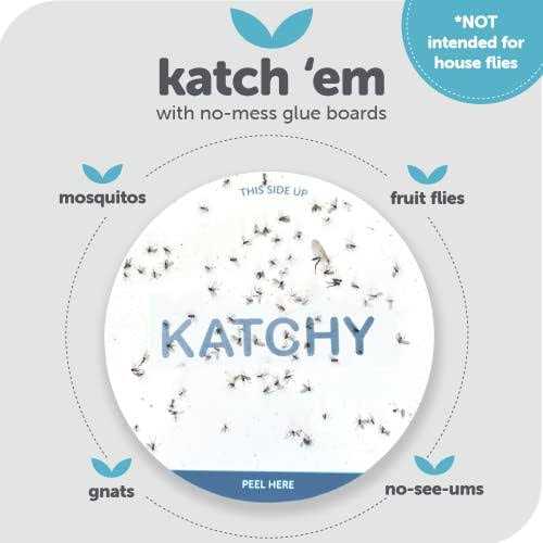 Katchy Insect Trap 8-Pack of Refillable Glue Boards - Image 2