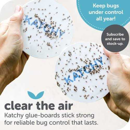 Katchy Insect Trap 8-Pack of Refillable Glue Boards - Image 3