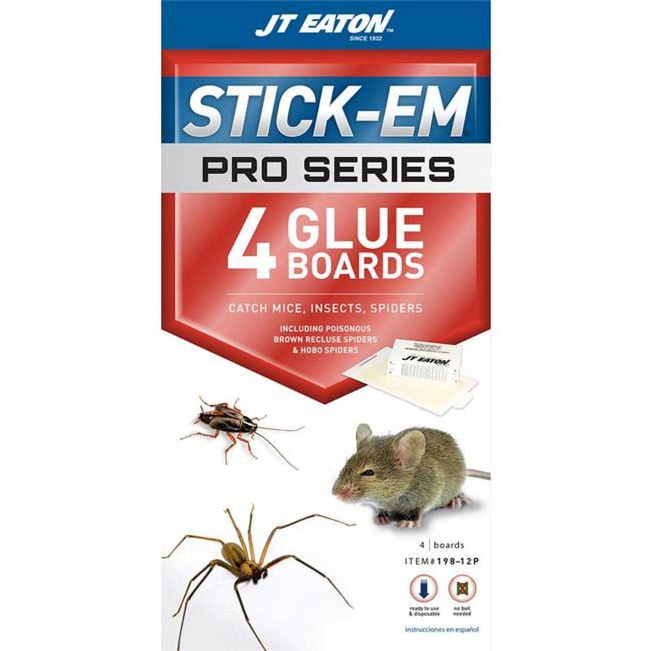 JT Eaton Stick-Em Pro Series Glue Board For Insects/Mice/Spiders 12 pk - Image 2
