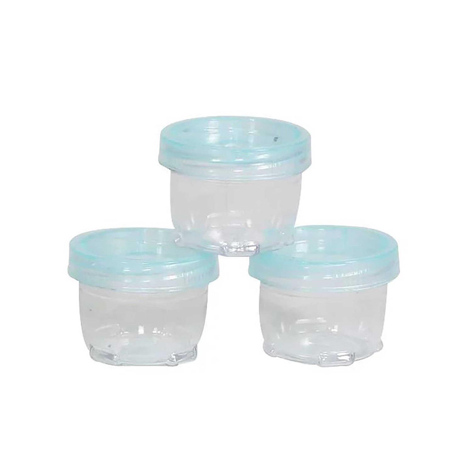 Everything Mary Round Stackable Crafting Containers 3 Piece Plastic - Image 4