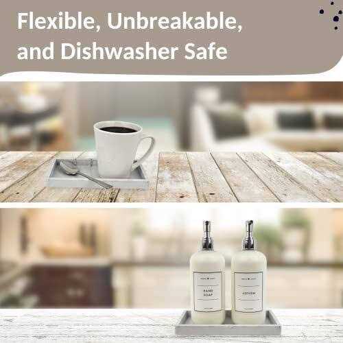 Spacewiser Countertop and Vanity Tray Shatterproof Bathroom Tray - Image 3