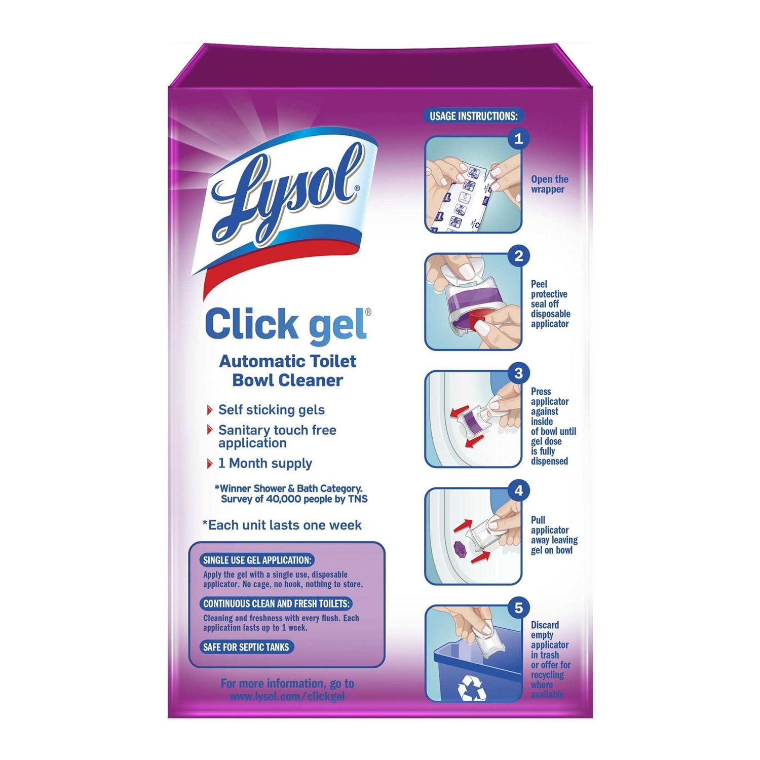 Lysol Click Gel Automatic Toilet Bowl Cleaner - Image 2