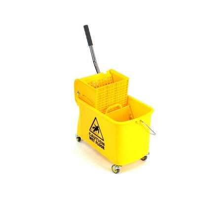 Small Mop Bucket with Wringer 5.2 Gallon AF08068 - Image 2