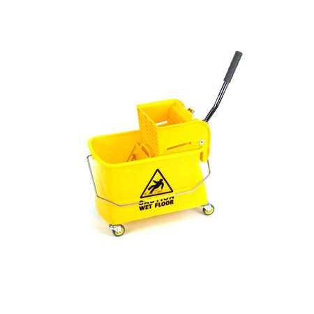 Small Mop Bucket with Wringer 5.2 Gallon AF08068 - Image 5