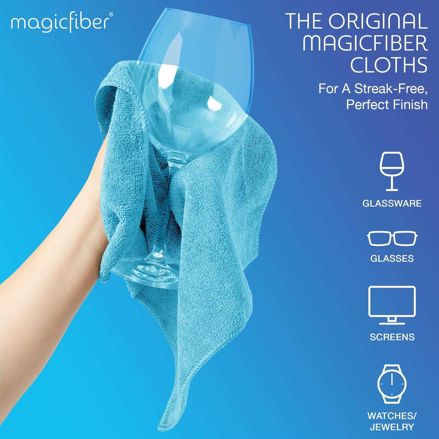 Magicfiber Microfiber Cleaning Cloth Thick Soft & Ultra Absorbent Reusable Microfiber Towel - Image 4