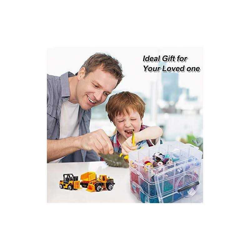 INSCRAFT 7 Layers Stackable Storage Container 70 Adjustable Compartments - Image 3