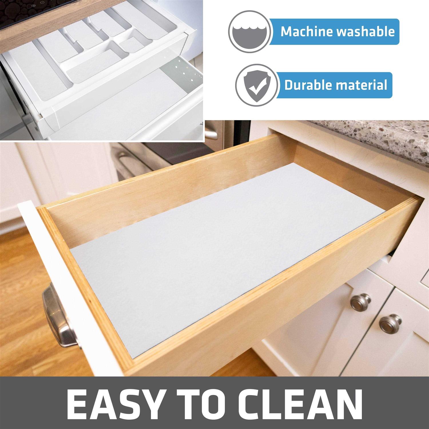 Drymate Premium Luxury Shelf & Drawer Liner Thick Cushioned Fabric - Image 2