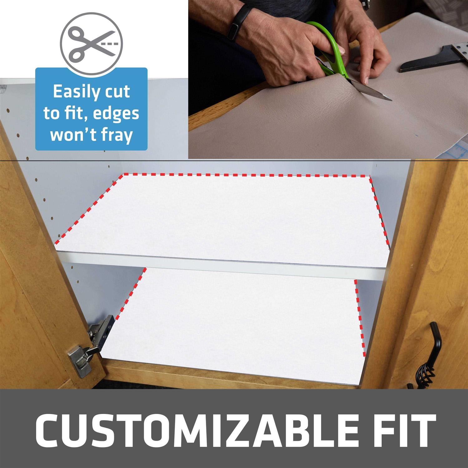 Drymate Premium Luxury Shelf & Drawer Liner Thick Cushioned Fabric - Image 3