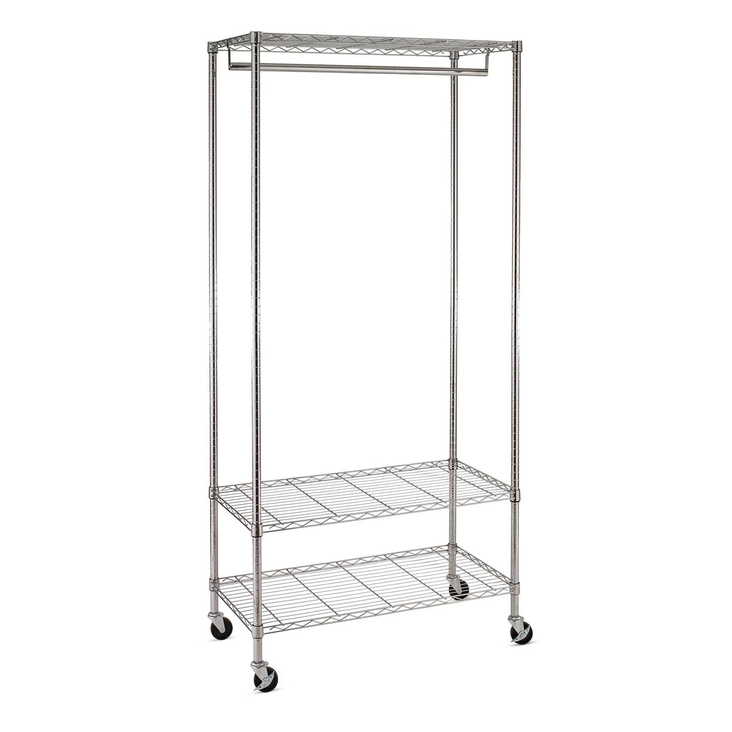 Honey Can Do 3 Shelf Deluxe Garment Rack - Image 2